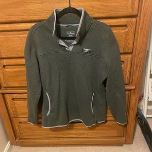 L.L. Bean quarter snap fleece
